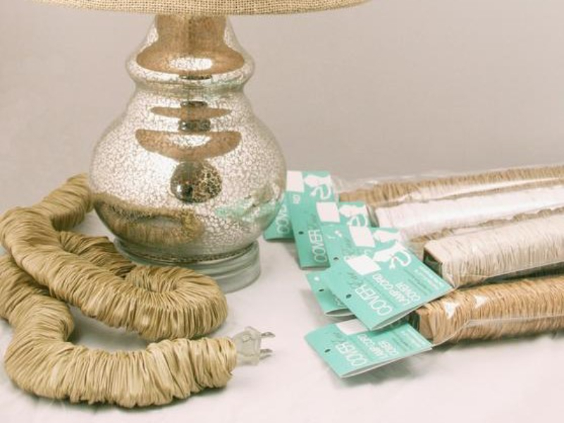 Fabric Lamp & Chandelier Cord Covers Electrical Cord Fabric Covers