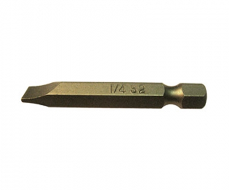 1/4 inch slotted bit with 1/4 inch shank 2 inch long