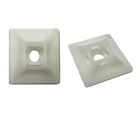 Natural nylon zip tie mounts Natural nylon zip tie mounts