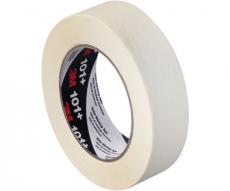 3Mᅠ101+ Masking Tape - 5.1 Mil - 1/2 3Mᅠ101+ Masking Tape - 5.1 Mil - 1/2