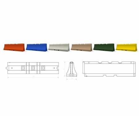 Diagram of SB-3110-155 barricade Diagram of SB-3110-155 barricade