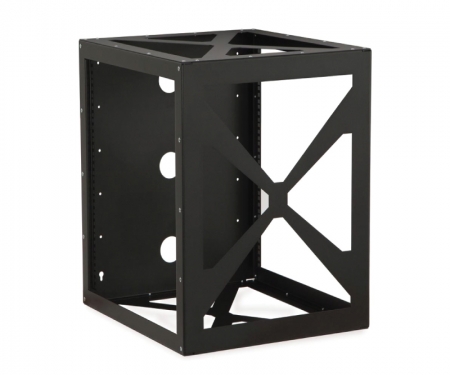 16U V-Line Wall Mount Rack - 12 Depth, Open frame