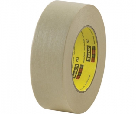3Mᅠ232 Industrial Masking Tape - 6.3 Mil - 1/4 3Mᅠ232 Industrial Masking Tape - 6.3 Mil - 1/4