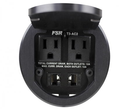 3.5 inch t3-ac2 table box round black 3.5 inch t3-ac2 table box round black