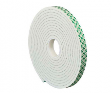 3M 4004 Double-Sided Foam Tape - 1/4 x 18 yds