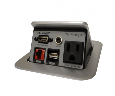 Altinex TNP125 Power & Data Grommet, Silver Altinex TNP125 Power & Data Grommet, Silver