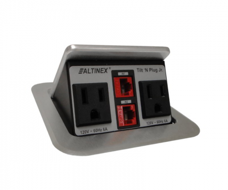 Altinex TNP151 Power & Data Grommet,Silver Altinex TNP151 Power & Data Grommet,Silver