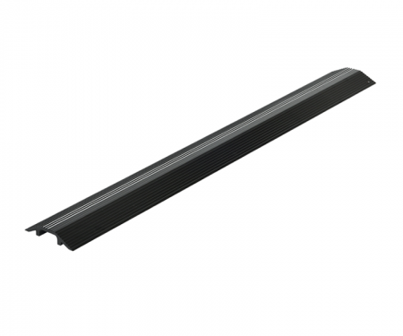 Black aluminum cable hose protector with 48 Black aluminum cable hose protector with 48