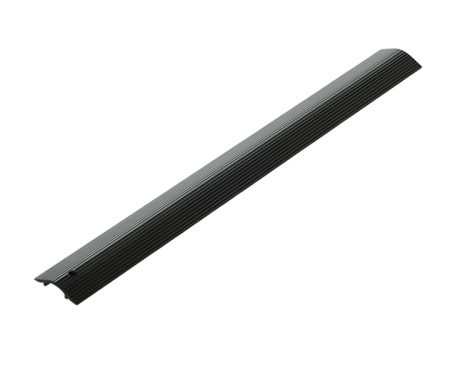 Black aluminum cable hose protector with 24