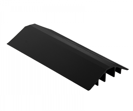 Black aluminum cable hose protector with 48 Black aluminum cable hose protector with 48