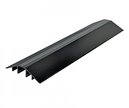 Black aluminum cable hose protector with 60 Black aluminum cable hose protector with 60