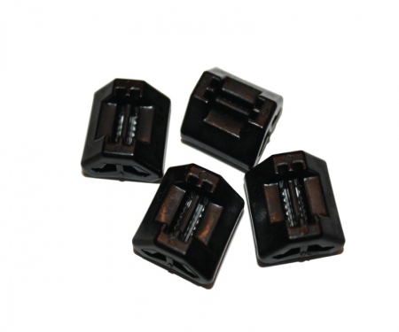 Black nylon cable tie heads Black nylon cable tie heads