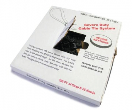 Any length cable tie packed in dispenser box Any length cable tie packed in dispenser box