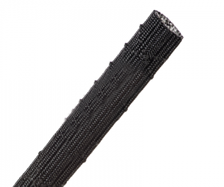 techflex battle braid heavy duty braided sleeving in black