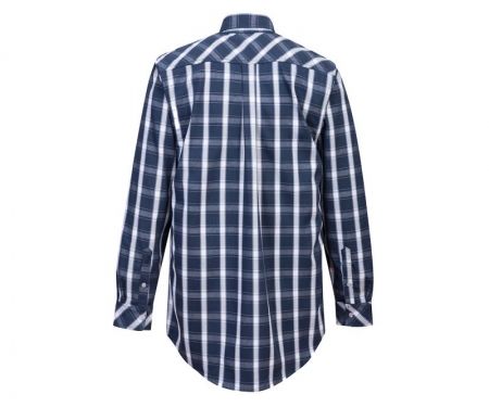 Bizflame Fr Plaid Shirt Navy 2