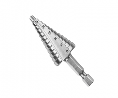 Bosch High Speed Steel Turbo Impact Step Drill Bit Imsdc2 3 14 Inch To 7 8