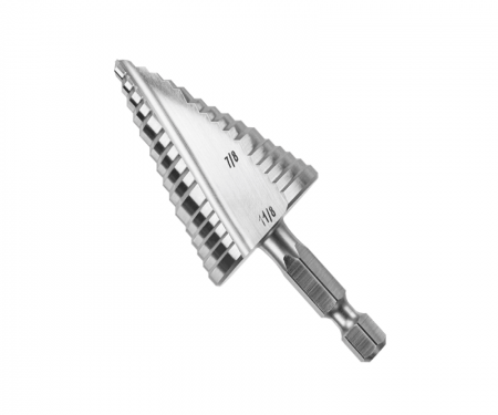 Bosch High Speed Steel Turbo Impact Step Drill Bit Imsdc4 1 4 Inch To 1 And 1 8