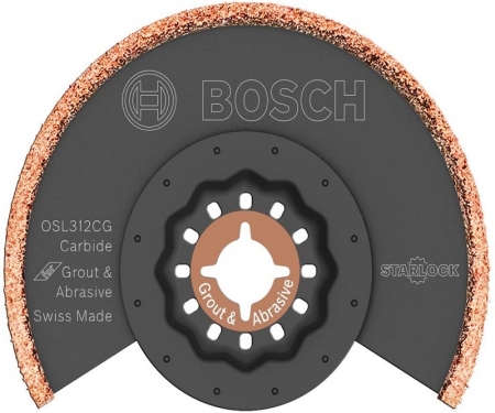 BOSCH Starlock Oscillating Multi Tool kerf Carbide Grit Grout