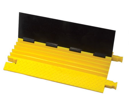 Lightweight Cable Protector - Black & Yellow - The Ramp People