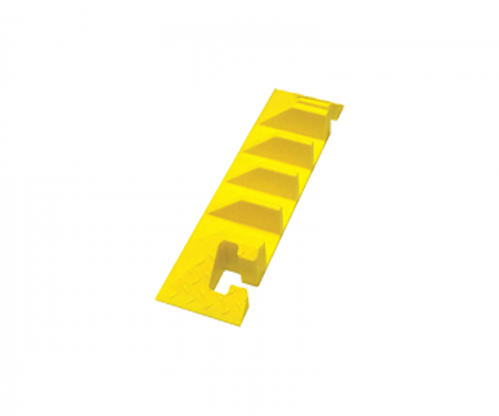 5-Channel Bumble Bee Female End Cap, Yellow 5-Channel Bumble Bee Female End Cap, Yellow