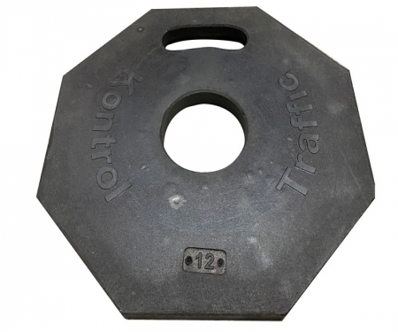 Bv 12 Traffic Kontrol Rubber Delineator Base Weight 12 Lbs Main