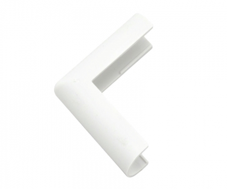 Outside elbow for CordMate cable raceway Outside elbow for CordMate cable raceway