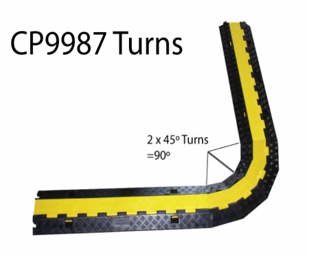 45 Degree  turn for CP9987 cable protector 45 Degree  turn for CP9987 cable protector