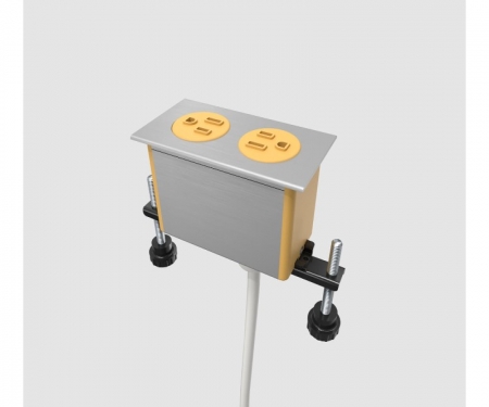 Byrne Dot in-surface 2 power outlet,honey