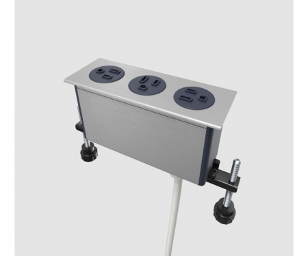 Byrne Dot in-surface 3 power outlet, navy