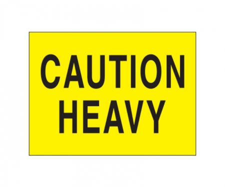 Caution Heavy Yellow