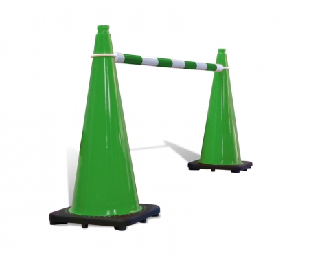 cone bar green white 2