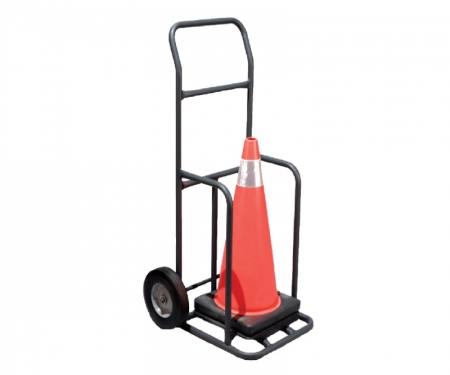 Transport cart carrying cones Transport cart carrying cones