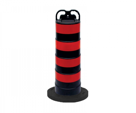 Cortina trail guide traffic channelizer barrel drum slim (4) 4 inch high intensity collars black orange with 20 lb tire ring base Cortina trail guide traffic channelizer barrel drum slim (4) 4 inch high intensity collars black orange with 20 lb tire ring base