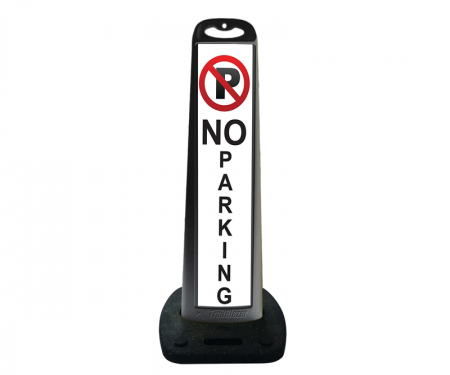 Trailblazer vertical traffic panel sign, black, No Parking,40 Trailblazer vertical traffic panel sign, black, No Parking,40