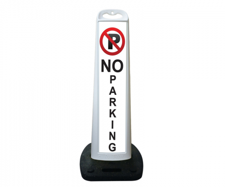 Trailblazer vertical traffic panel sign,White, No Parking,40 Trailblazer vertical traffic panel sign,White, No Parking,40