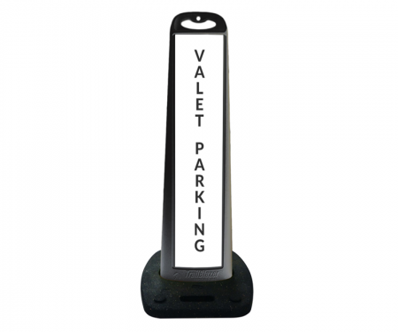 Trailblazer vertical traffic panel sign,Valet, Black/White/Black Trailblazer vertical traffic panel sign,Valet, Black/White/Black