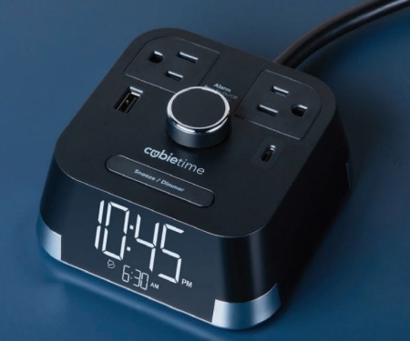 Brandstand CubieTime Desktop Charging Alarm Clock With USB C