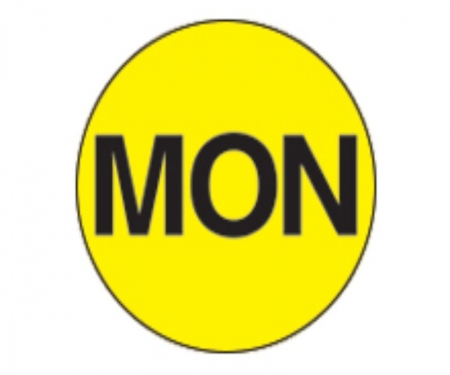 Days of the Week Inventory Labels