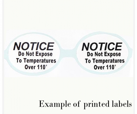 Die cut lables example Die cut lables example