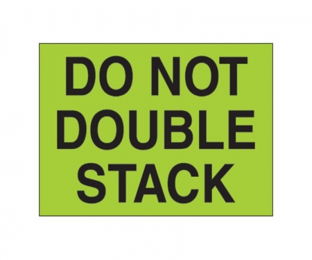 Do Not Double Stack Green Solid