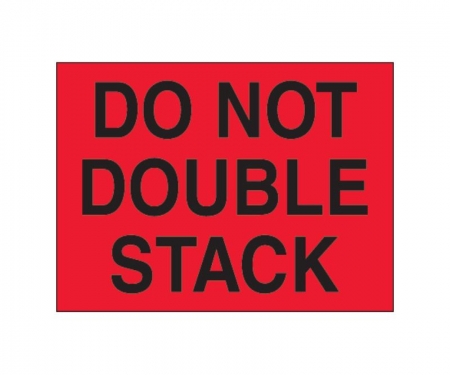 Do Not Double Stack Red Solid