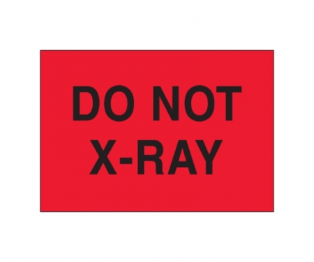 Do Not Xray Red Solid