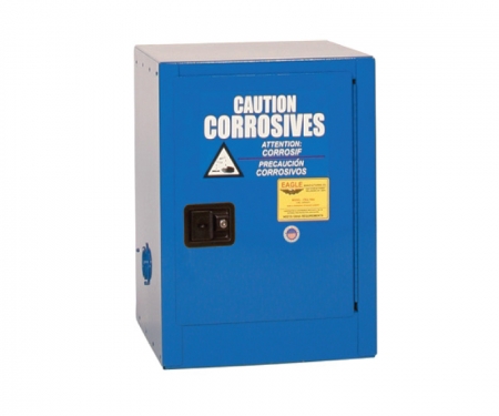 cabinet for storing acids and corrosive materials
