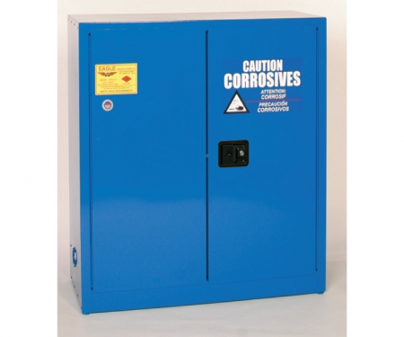 Eagle 30gallon blue safety cabinet for corrosive acids 