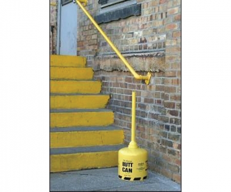 eagle original butt can yellow in use in industrial settling