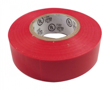 PVC electrician's tape, red PVC electrician's tape, red