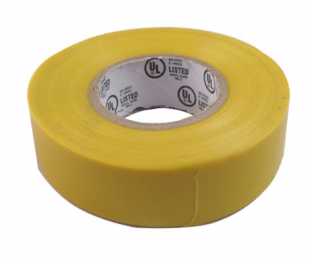 PVC electrical tape, yellow  PVC electrical tape, yellow