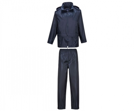 Essentials 2 Pc Rainsuit Navy 1 Essentials 2 Pc Rainsuit Navy 1