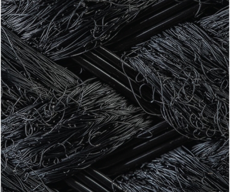 Close up image of Flexo noise sleeving Close up image of Flexo noise sleeving