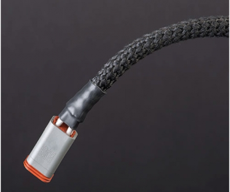 Flexo Noise braided sleeving protecting wires Flexo Noise braided sleeving protecting wires